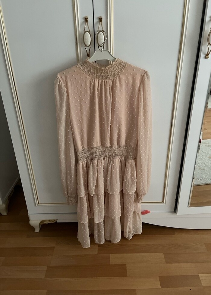 Fırfırlı elbise - Görsel 5