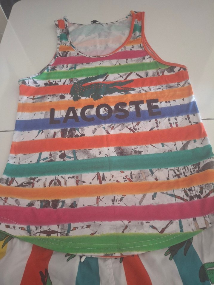 Erkek Renkli Baskılı Kolsuz Mayo Takımı - Görsel 3