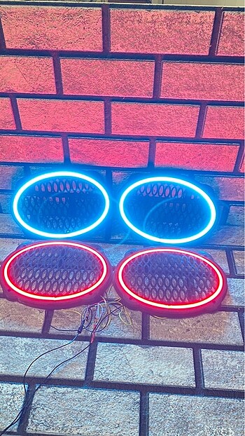 Neon ledli oval midrange kapağı