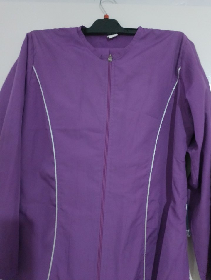 Mor Uzun Kollu Kadın haşema - Görsel 2