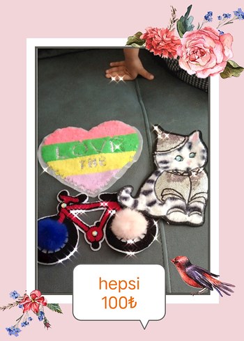 Siyah İşlemeli Boncuklu aplike büyük boyutlu - Görsel 20