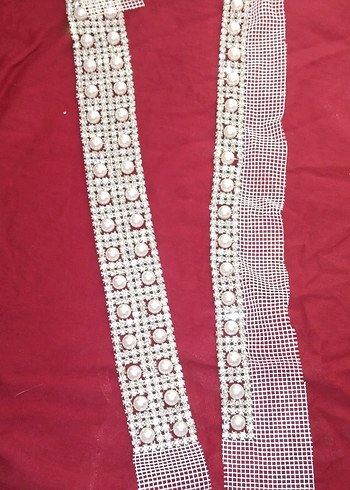 Siyah İşlemeli Boncuklu aplike büyük boyutlu - Görsel 18