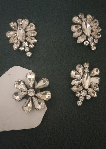 Siyah İşlemeli Boncuklu aplike büyük boyutlu - Görsel 12