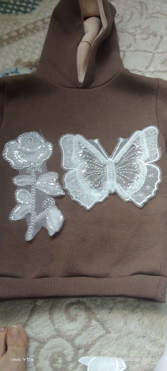 Boncuk İşlemeli Beyaz Vintage Düğün Aksesuarları tanesi 60 - Görsel 2