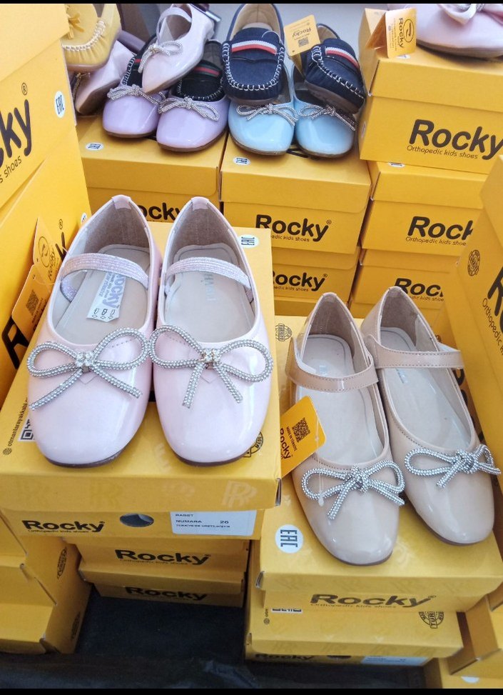 Beyaz Kız Çocuk Fiyonklu Babet Ayakkabı - Görsel 5