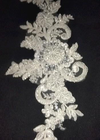 boncuklu dantel dikilebilir aplike2 Adet 170 - Görsel 2