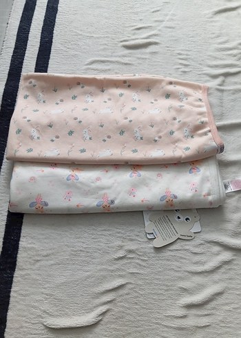 Beden Çocuk Yatak Örtüsü ve Alezi, Pembe Pastel