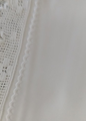 Nakışlı Beyaz Masa Örtüsü - Görsel 6