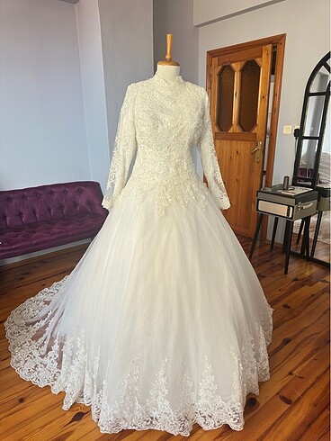 Tesettür gelinlik - Görsel 4