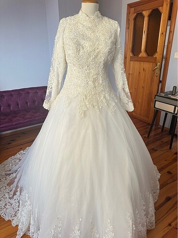 Tesettür gelinlik - Görsel 8