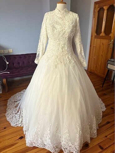 Tesettür gelinlik - Görsel 10