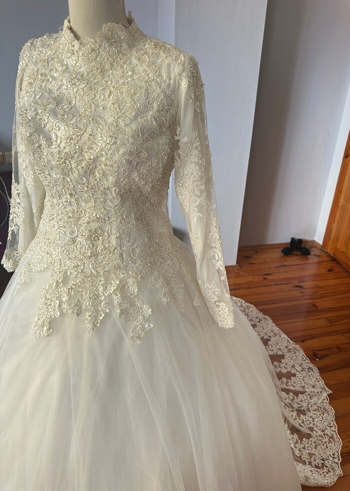 Tesettür gelinlik - Görsel 3