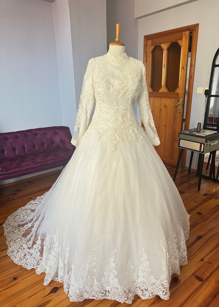 Tesettür gelinlik - Görsel 4