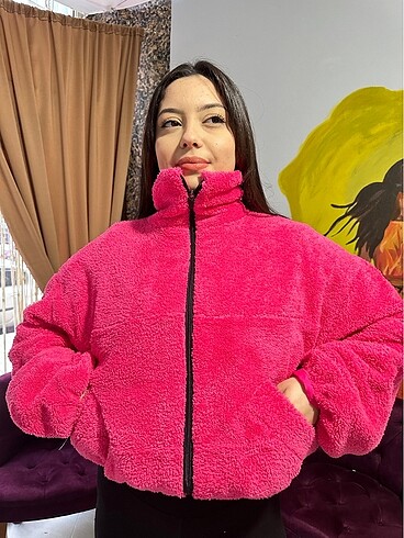 Welsoft peluş ceket - Görsel 3