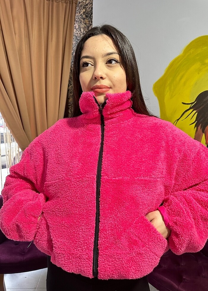 Welsoft peluş ceket - Görsel 2