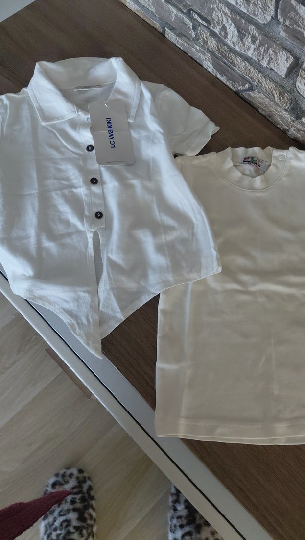 Beyaz Çocuk bluz - Görsel 2