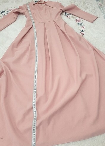 Pembe bayan elbise