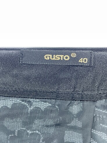 40 Beden siyah Renk Gusto Midi Etek %70 İndirimli.