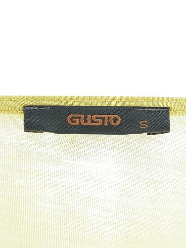 s Beden sarı Renk Gusto Bluz %70 İndirimli.