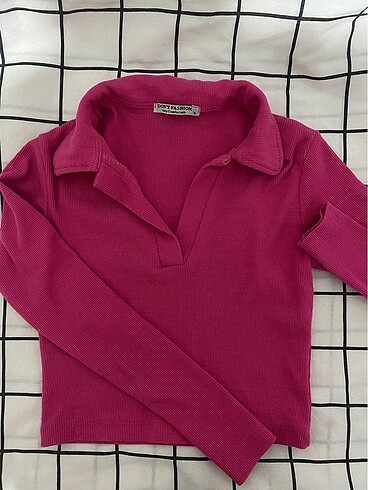 Polo yaka bluz