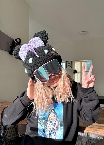 Balaklava örgü kayak kaskı için şapka - Görsel 3