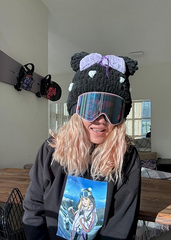 Balaklava örgü kayak kaskı için şapka - Görsel 2