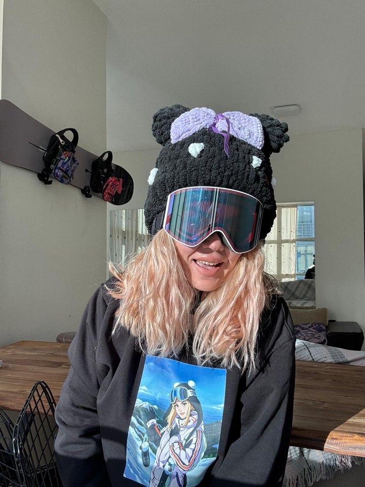 Balaklava örgü kayak kaskı için şapka - Görsel 2