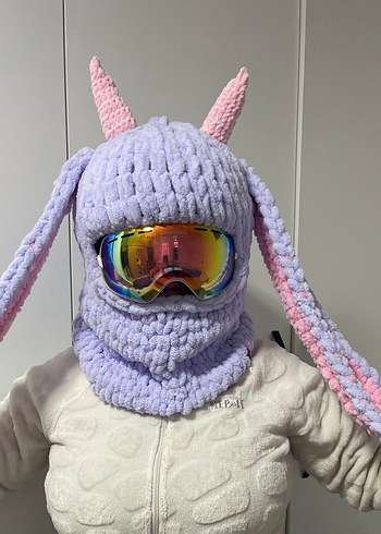 Balaklava kayak kask şapkası - Görsel 3