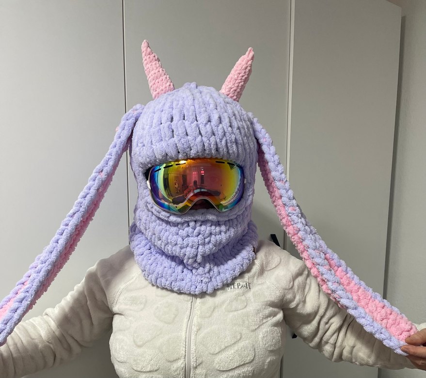 Balaklava kayak kask şapkası - Görsel 3