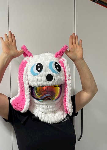 Balaklava kayak kask şapkası - Görsel 3