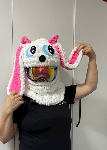 Balaklava kayak kask şapkası - Görsel 4