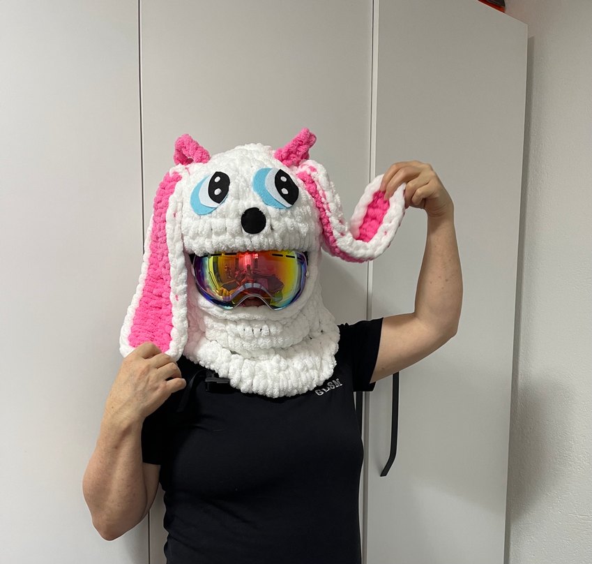 Balaklava kayak kask şapkası - Görsel 4