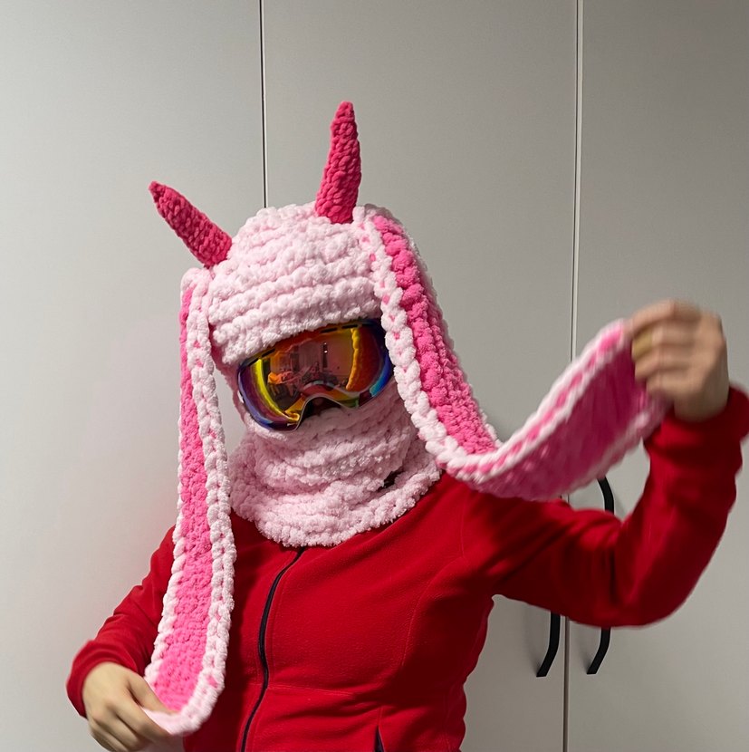 Balaklava kayak kask şapkası - Görsel 5