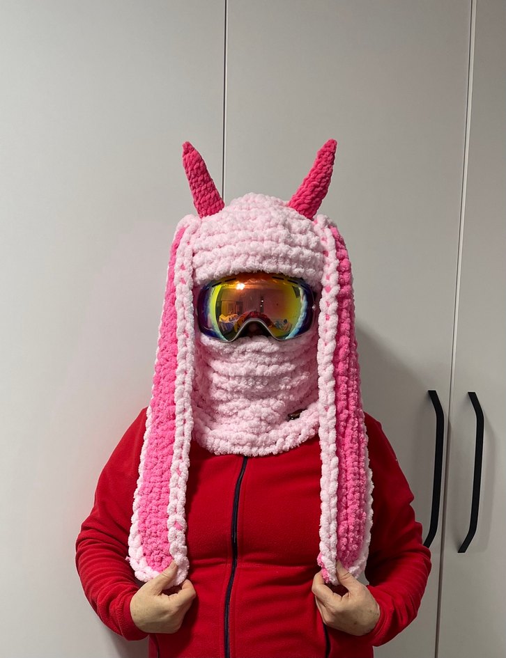 Balaklava kayak kask şapkası - Görsel 3