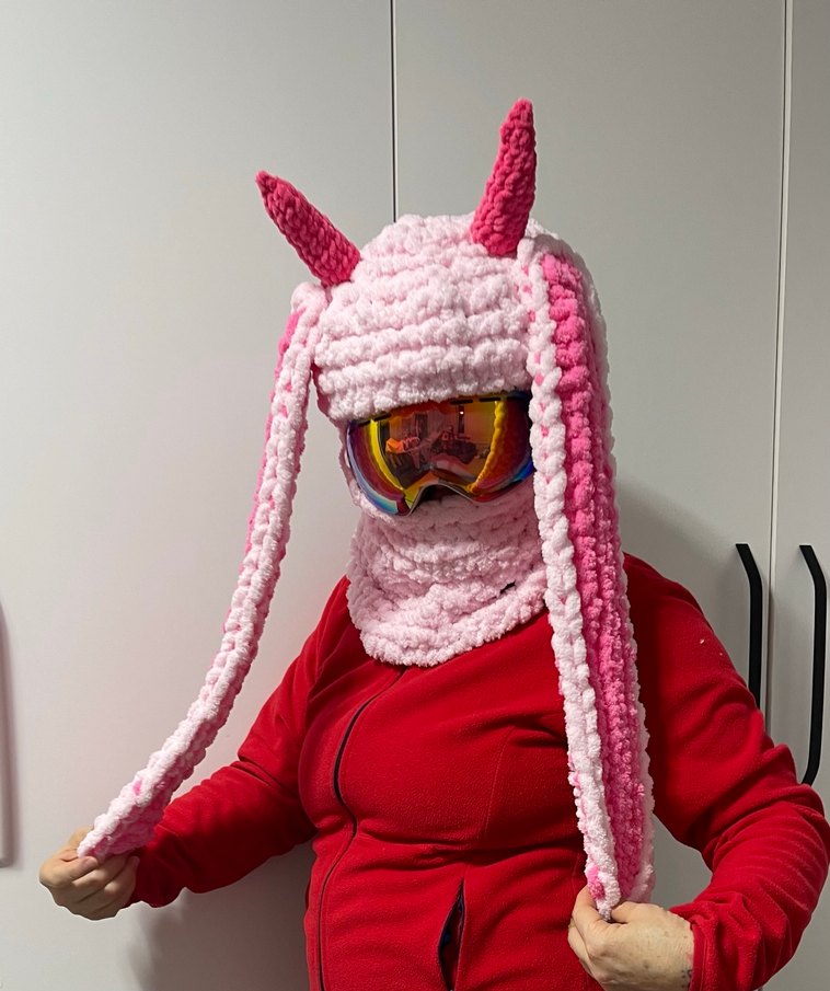 Balaklava kayak kask şapkası - Görsel 2