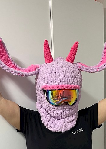 Balaklava kayak kask şapkası - Görsel 2