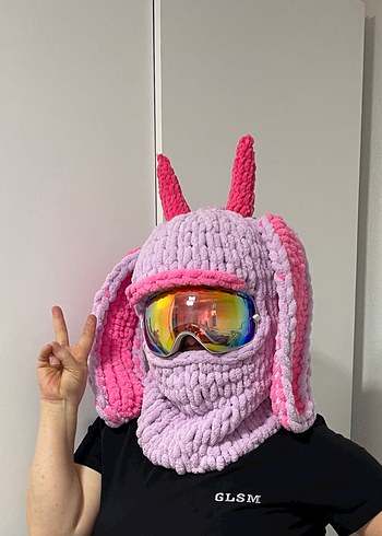 Balaklava kayak kask şapkası - Görsel 4