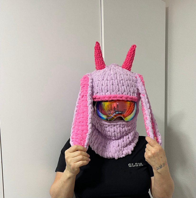 Balaklava kayak kask şapkası - Görsel 5