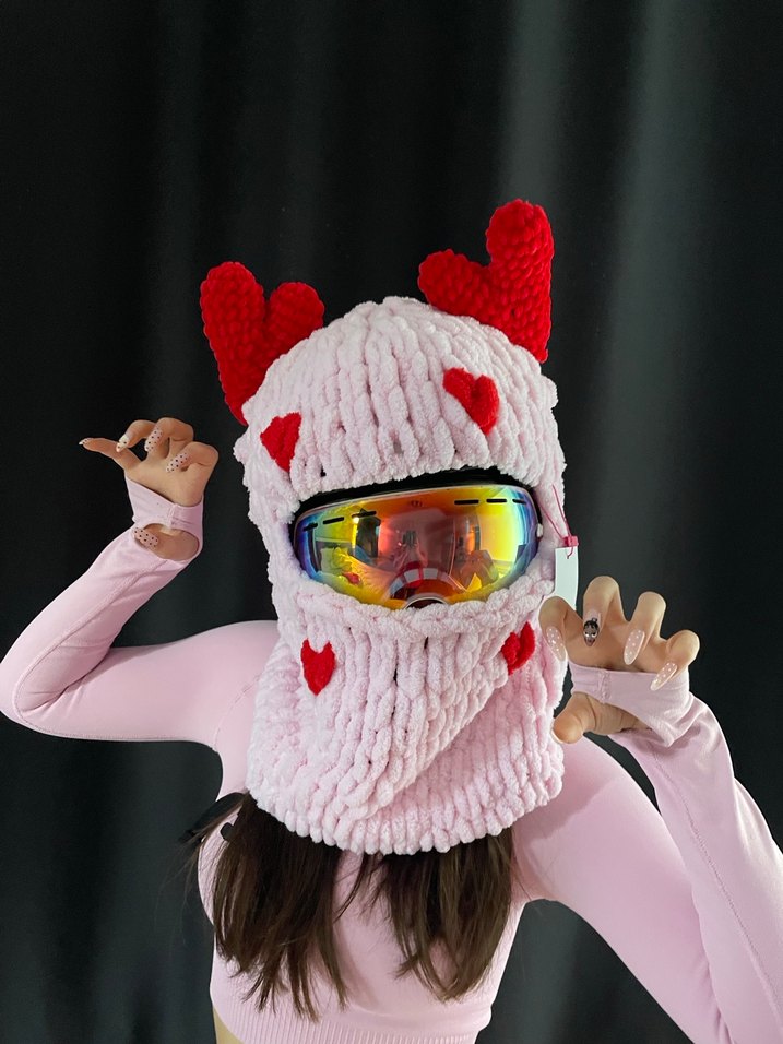 Balaklava kayak kask şapkası - Görsel 2