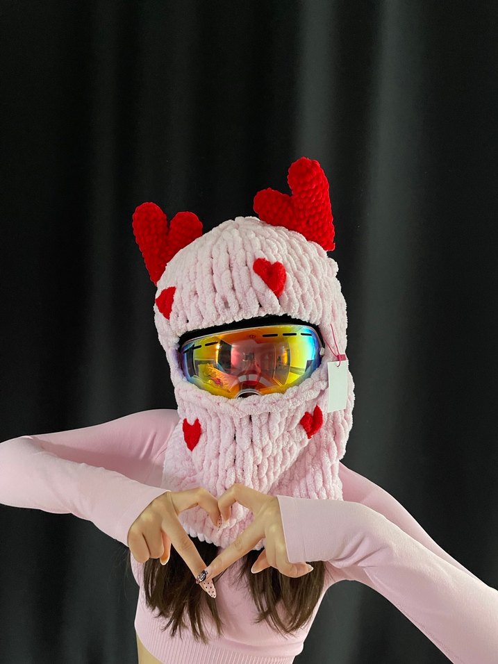 Balaklava kayak kask şapkası - Görsel 3