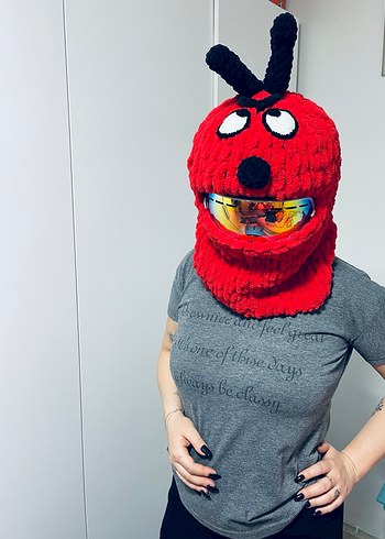 Balaklava kayak kask şapkası Angry Birds - Görsel 2