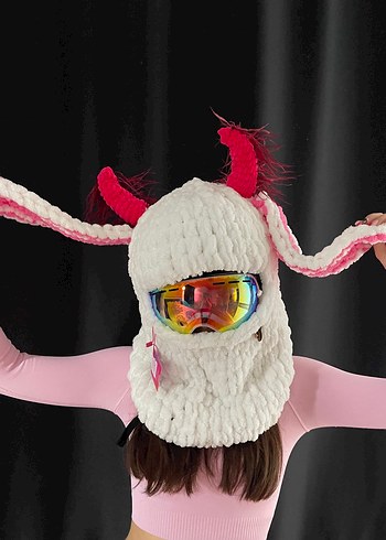 Balaklava kayak kask şapkası - Görsel 2