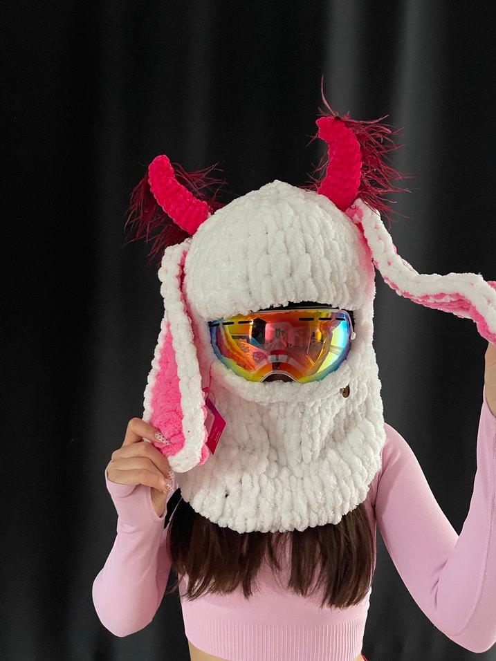 Balaklava kayak kask şapkası - Görsel 3