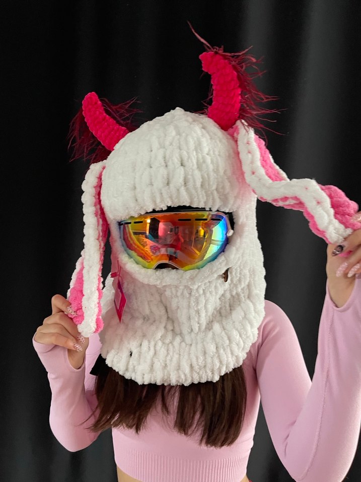 Balaklava kayak kask şapkası - Görsel 4