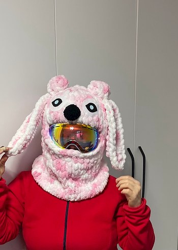 Balaklava kayak kask şapkası - Görsel 5