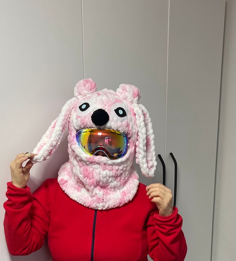 Balaklava kayak kask şapkası - Görsel 5