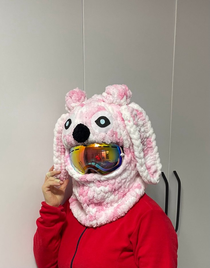 Balaklava kayak kask şapkası - Görsel 2