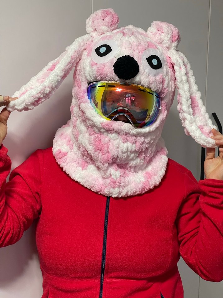 Balaklava kayak kask şapkası - Görsel 4