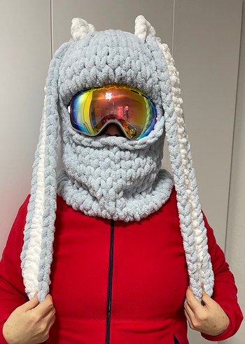 Balaklava kayak kask şapkası - Görsel 3