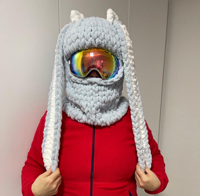 Balaklava kayak kask şapkası - Görsel 3